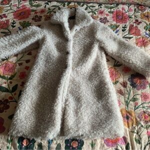 Elegant Cream Teddy Jacket